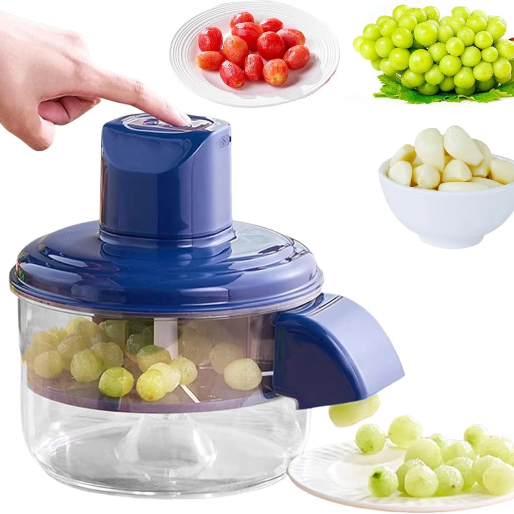 Electric Grape Peeler Machine(Rechargeable Garlic Peeler Skin Remover)Effortless Peeling for Grape,Veggie Time-Saving Tool
