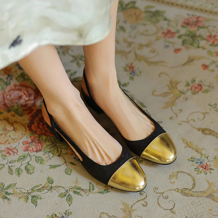 Pink Silk Shallow Women Flats Gold Leather Mixed Slingback Casual Sandals Embroidery Silver Lady Moccasins Femininos Zapatos