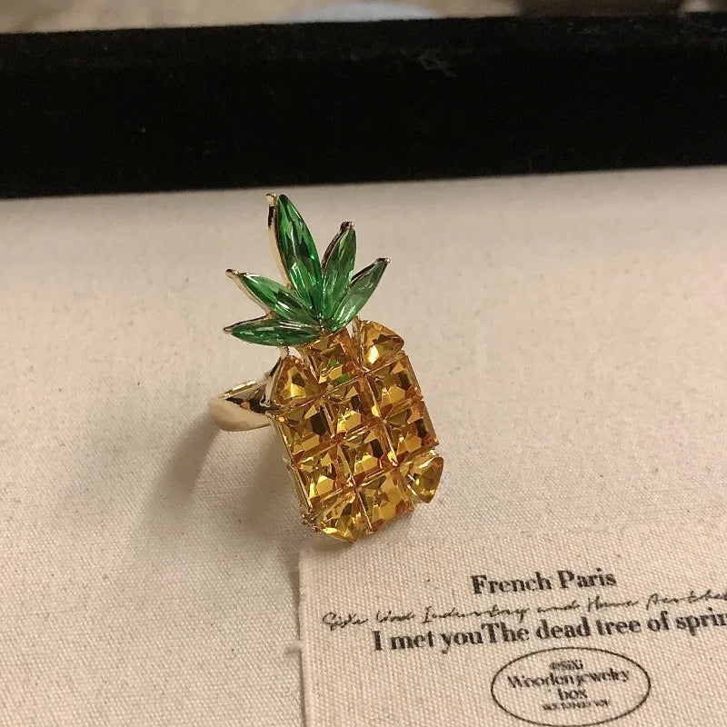 Colorful Enamel Oil Drip Doll Cute Russian Nesting Doll Green Frog Sweet Cool Stacking Ring for Women Girl Creative Jewelry