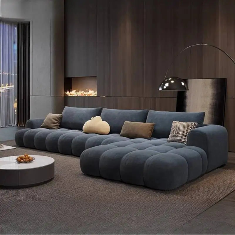 Designer Brown Living Room Sofas Cheap Minimalist Soft Nordic Living Room Sofas Bubble Modern Woonkamerbanken Furniture...