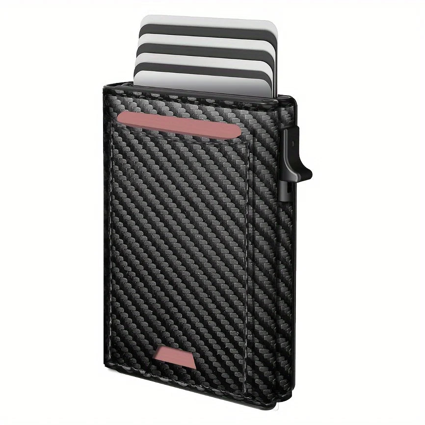 2024 New Men's Business Wallet Multi-card slot magnetic enclosure RFID Blocking Travel Wallet Card holder card pack