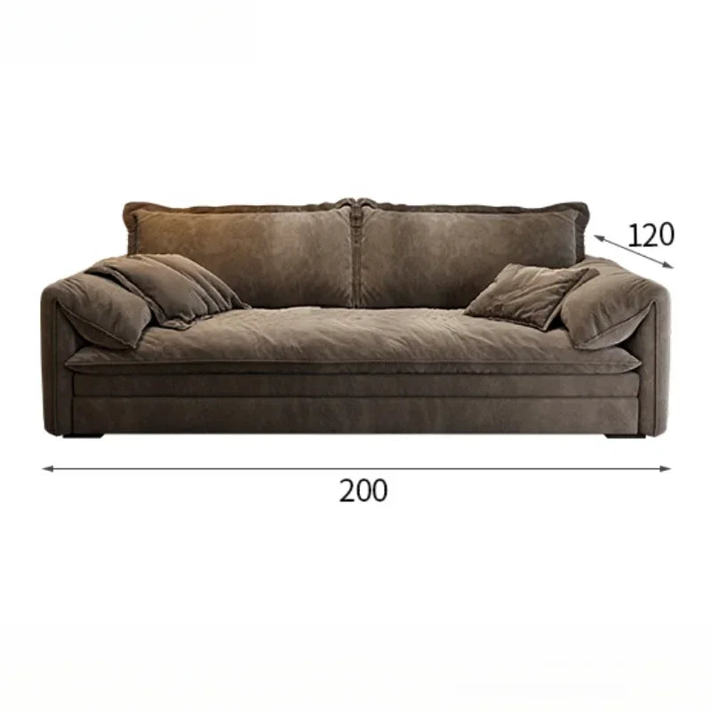 Italian Minimalist Living Room Sofas Modern Simple Straight High Quality Sofa Luxury Design Muebles Chinese Style...