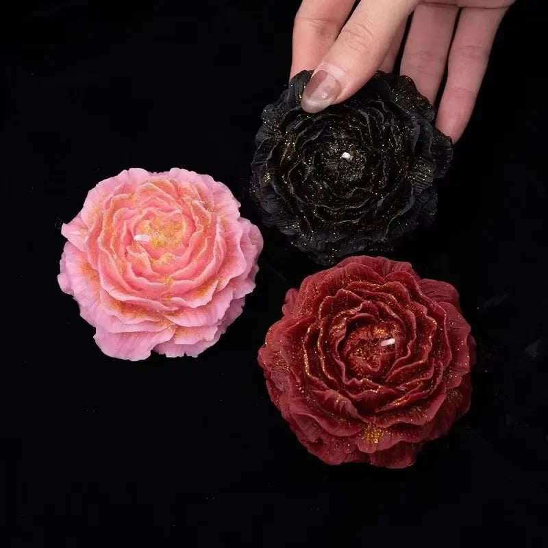 48℃ Peony Low Temperature Scented Candles for Couples Valentine's Day Low Heat Drip Soy Wax Atmasphere Candle for Adults