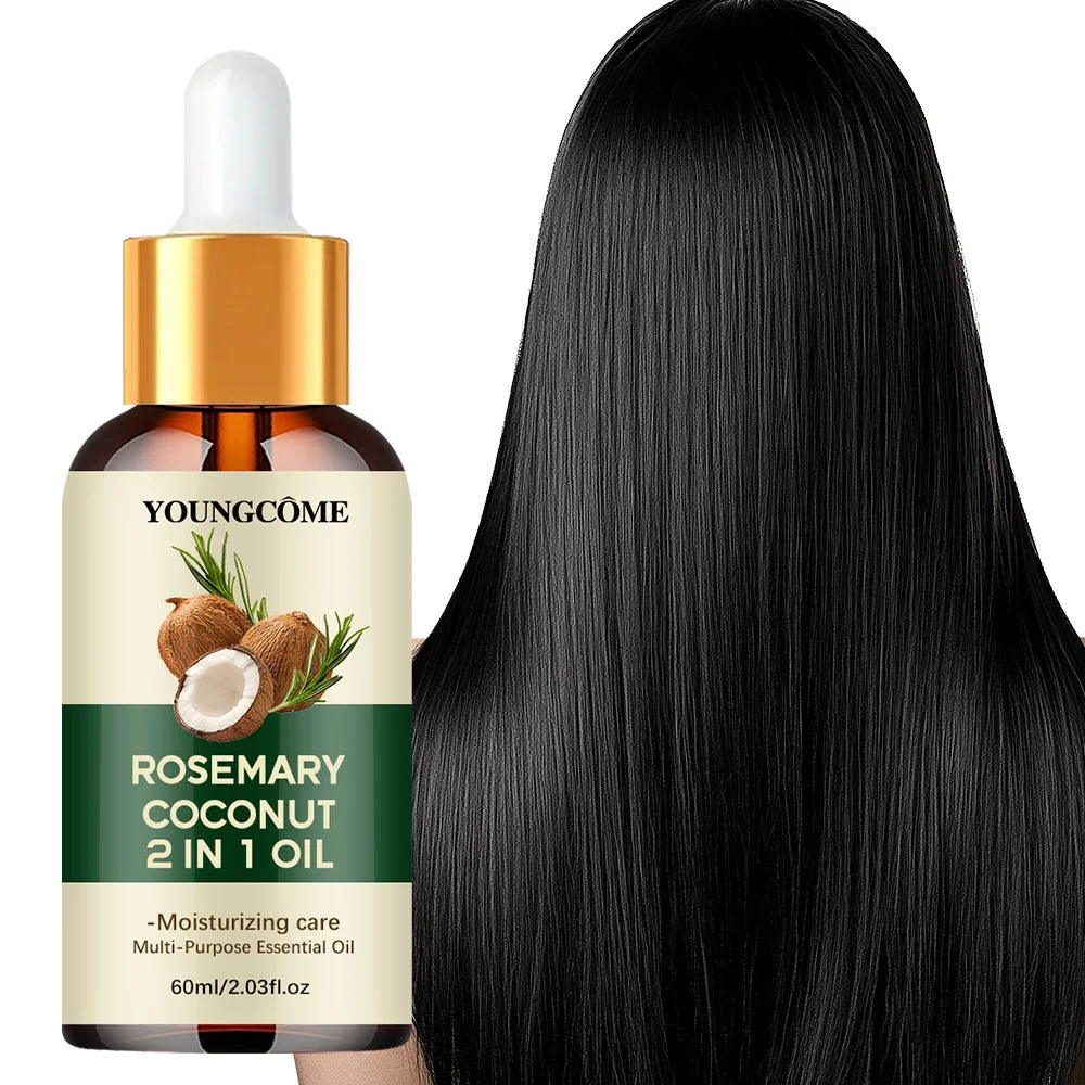 Rosemary Oil Hair Essential Coconut Oil Improve Hair Loss And Nourishes Strengthen Hair Roots Scalp Treatment Hair Care...