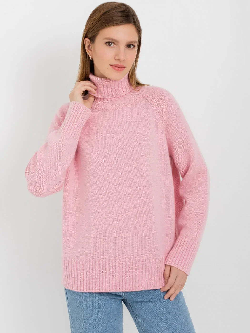 Blubelle Women Turtleneck Sweater Autumn Thick Warm Pullover Tops NEW Winter Oversized Casual Loose Knitted Jumper Female pull