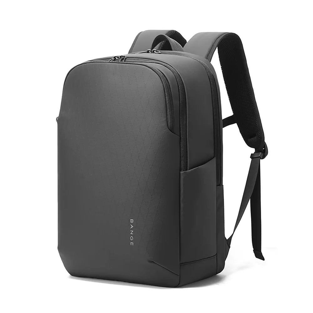 BANGE Simple Design Multi-Pocket Waterproof Business Trip Backpack Men School Bag 15.6 Inch Laptop Bagpacks for Male Back Pack