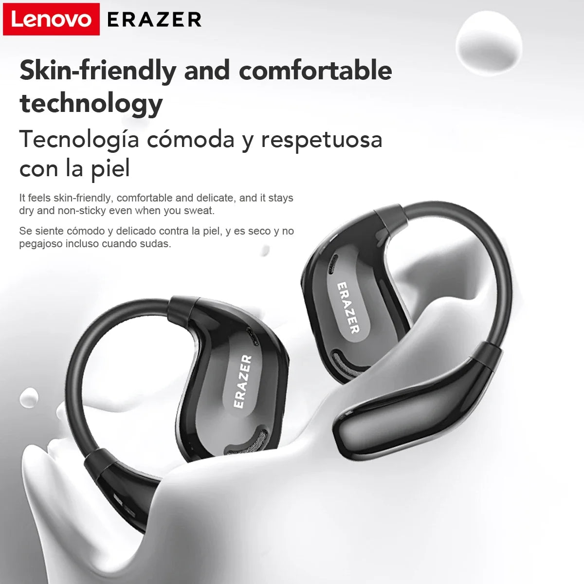 ERAZER XT66PRO Bluetooth Earphones ASMR Headsets DIY APP AI Translator Earbuds Wireless Headphones 13 Hours long life Display - Kimlud