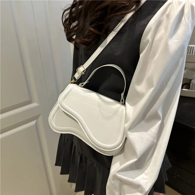 Vintage PU Leather Crossbody Bags for Women Fashion Female Shoulder Tote Phone Square High Quality Designer Design Handbags