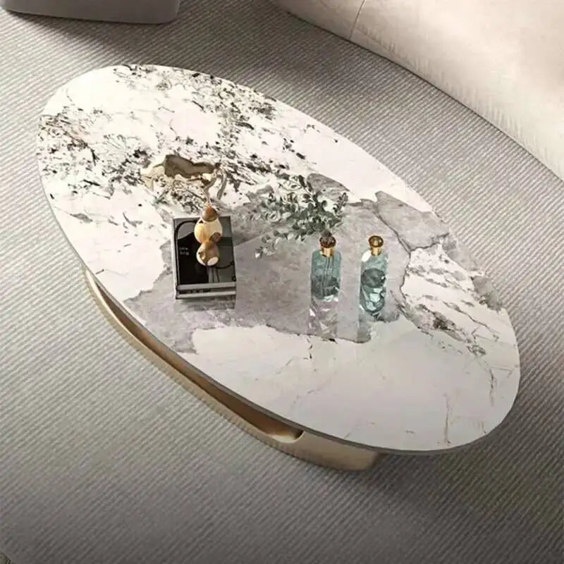 Nordic Living Room Coffee Tables Modern Design Decor Oval Coffee Tables Minimalist Mesa De Centro De Sala Home Furniture - Kimlud