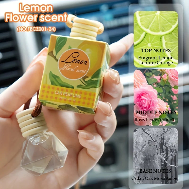 Car Air Freshener Mini Aromatherapy Essential Oil Odor Eliminator Kit Humidifier Gift Box Air Purifier Car Diffuser Long...