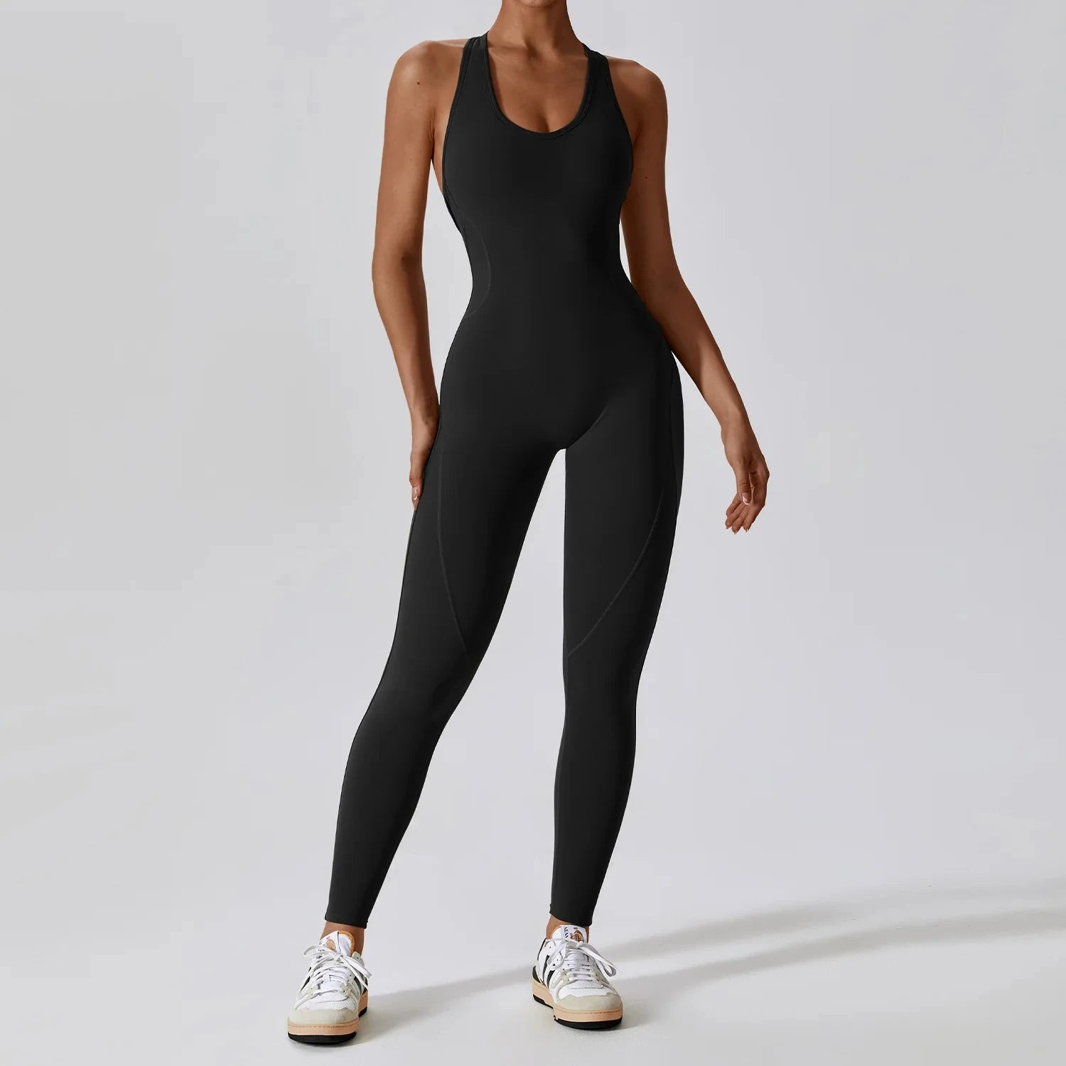Gym Tracksuit Jumpsuit Sports Overalls for Women Sexy Workout Set Fitness Bodysuit Romper Sportswear Women One-Piece Yoga Suit - Kimlud