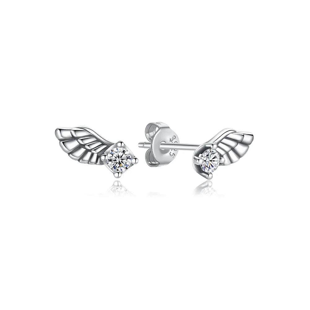 Original 925 Sterling Silver Earrings 2026 Stud Hoop Crystal Earings For Women Rose Gold Crown Heart Infinity Bee Earing...