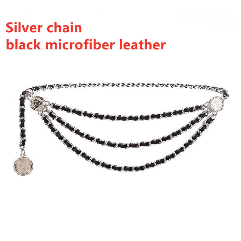 Metal Tassel Chain Waist Chain Belt For Women Temperament Retro Pendant Decoration Simple Durable Thin Belt | Kimlud Mid...