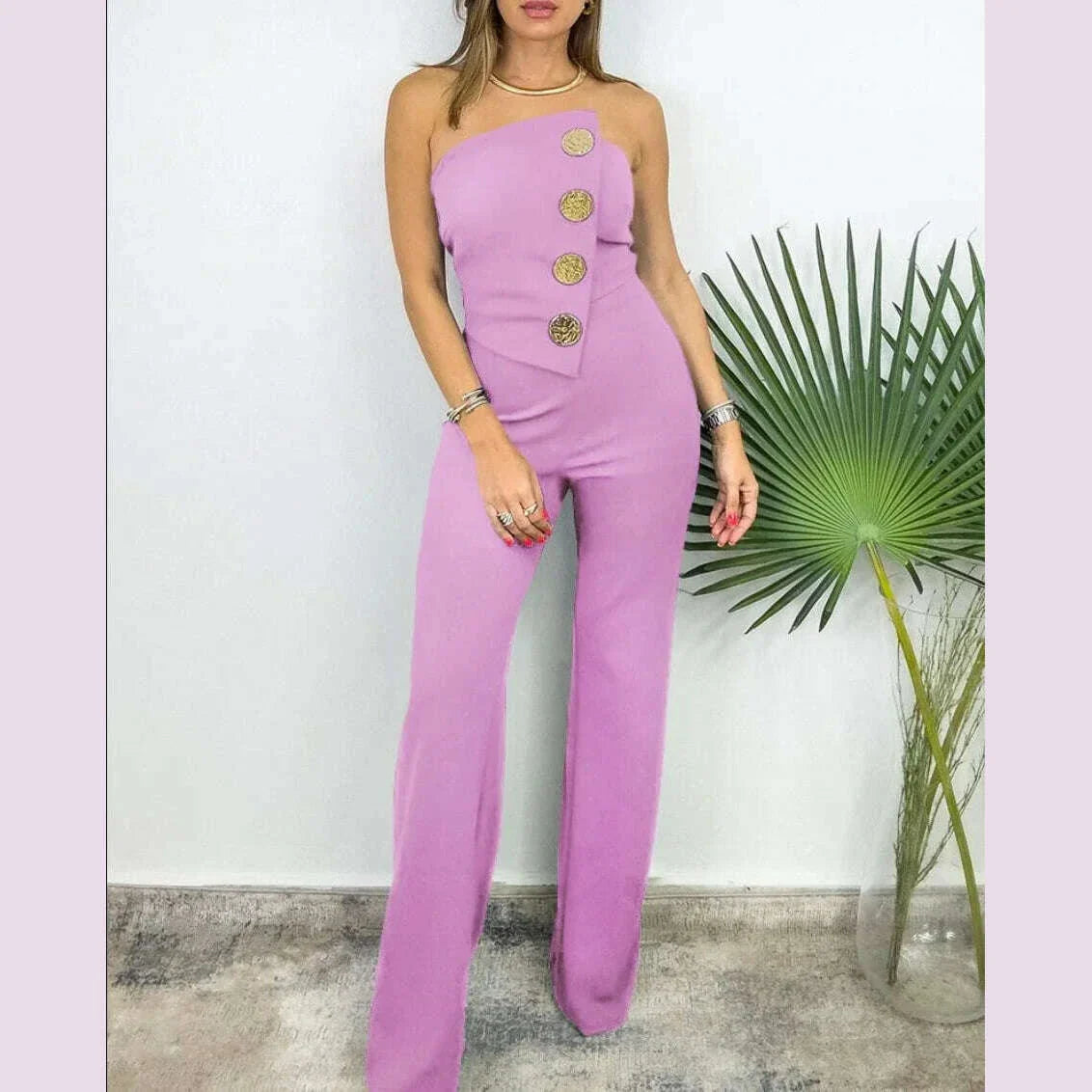 Elegant Jumpsuit for Women Dressy Sexy Off Shoulder Wide Leg Pant Suit One Piece Party Outfits Wide Leg Pant Suit houlder Wide