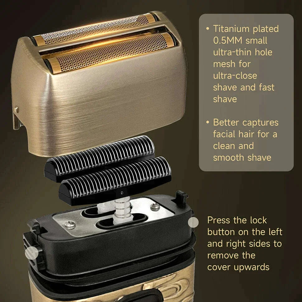 Foil Shavers for Men with Head Shaving, Hair Beard Trimmer, Face Mustache Grooming Kit, Bald Head Shavers and and Haircutting