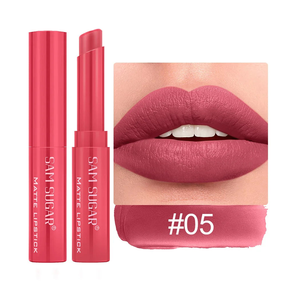 Nude Matte Lip Gloss 6 Colors Long-lasting Velvet Lipstick Waterproof Non-fade Non-stick Cup Lipsticks Women Makeup...