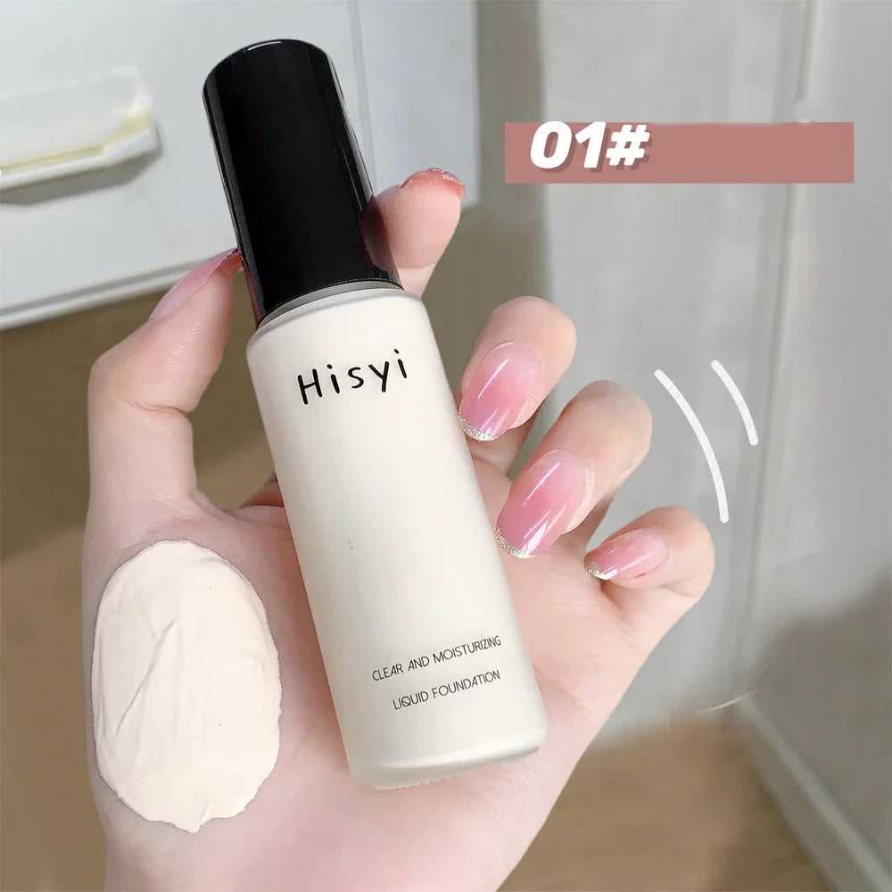 Liquid Foundation High Coverage Makeup Base Lasting Concealer BB Cream Waterproof Oil-Control Face Foundation Makeup...