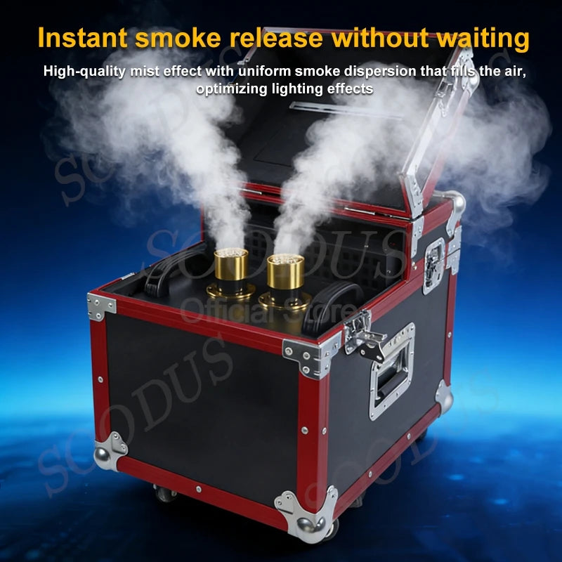 600W/900W Stage Single Double Fog Machine DMX512 Control Fog Hazer Mist Spraying Machine for DJ Disco Wedding Night Bar...