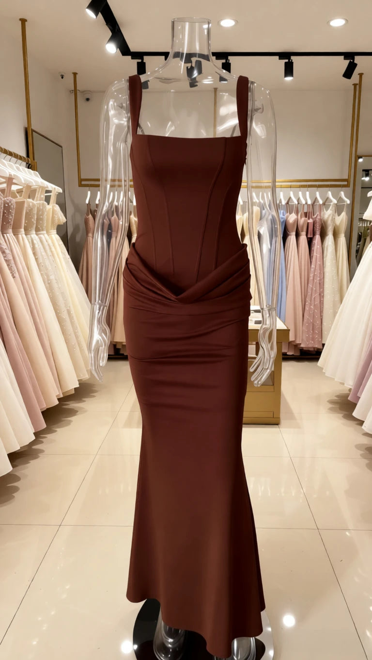 Mingmingxi New Year Sexy Corset Maxi Dress Back Lace Up Women’s Evening Festive Dress Long Black Ball Gown Elegant Prom...