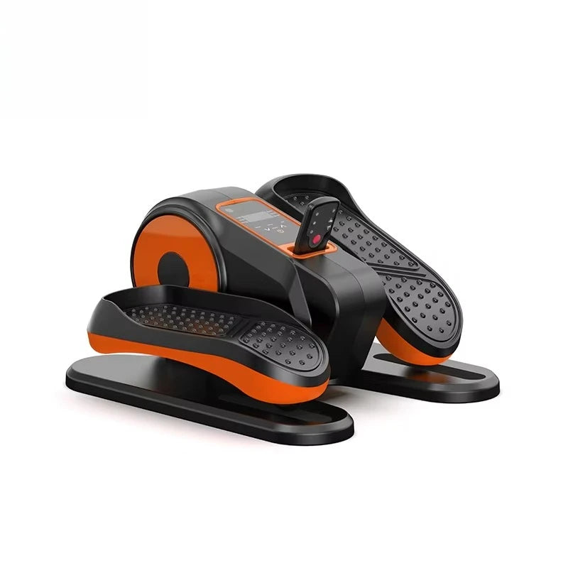 Fanpo Mini Electric Home Gym Stepper Pedal Exerciser Elliptical Trainer Portable Mini Elliptical Trainer Pedal Exerciser Stepper