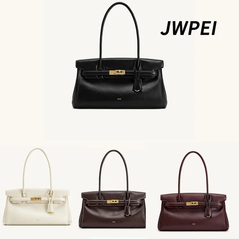 JW PEI Women's Briefcase, New Style, Handbag, Shoulder Bag, Underarm Bag, Niche Design, Baguette Bag - Kimlud