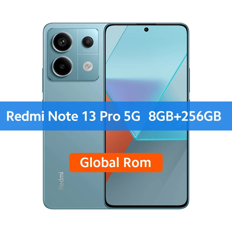 Xiaomi Redmi Note 13 Pro 5G Global ROM Smartphone 120Hz Screen 5100mAh 67W Fast Charging Cellphone Snapdragon 7s Gen 2 |...