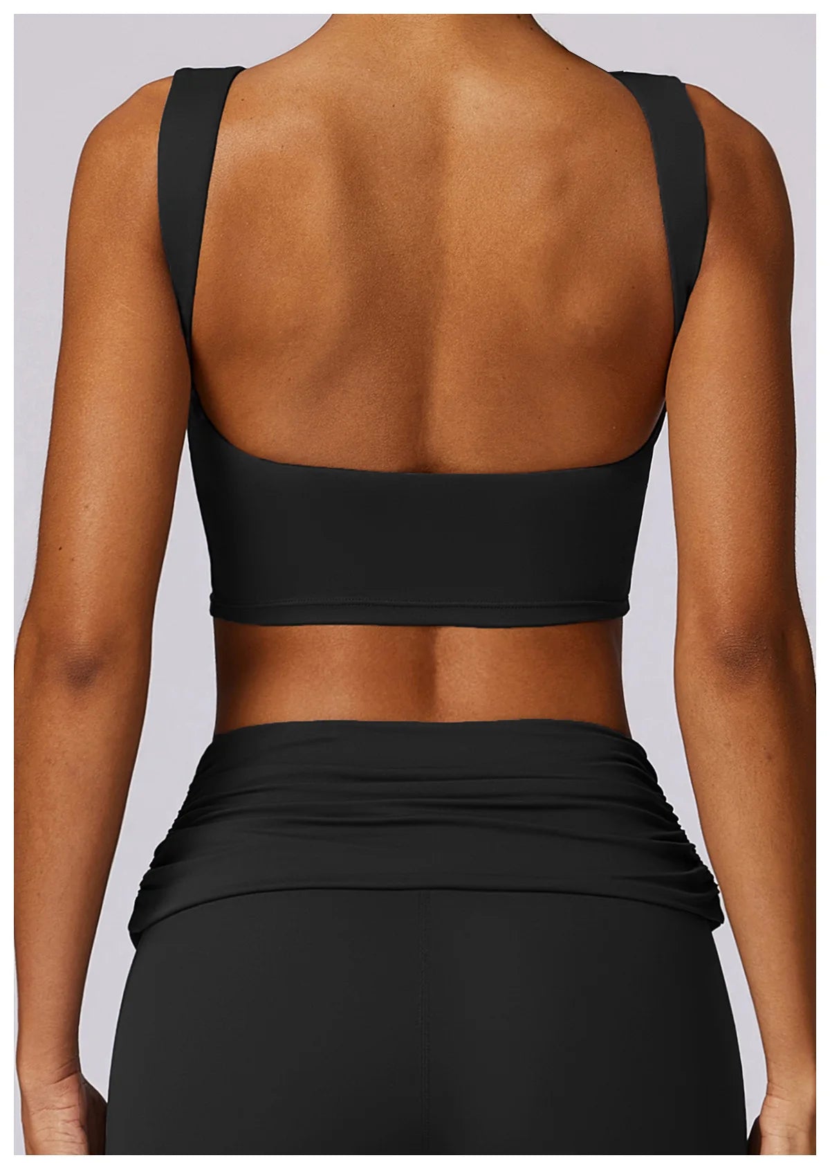 High Strength Sports Bra Shockproof Crop Top Anti-sweat Fitness Top Women Yoga Bra Backless Push Up Sport Top Gym Workout Top - Kimlud