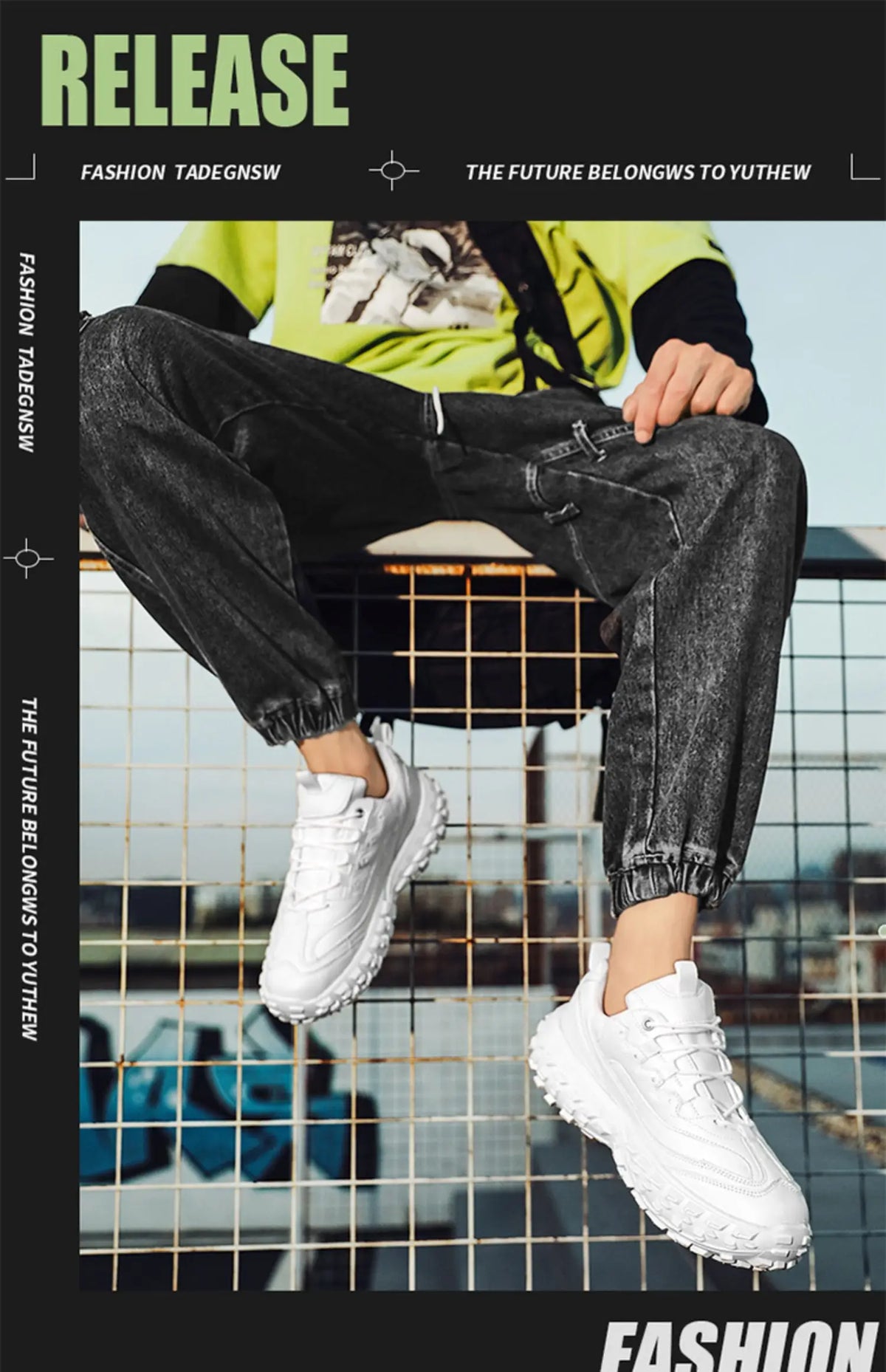 Summer 2024 New Men's Fashion Sneakers High-Grade Fried Street Platform Increased by Fashionable Sports Shoes