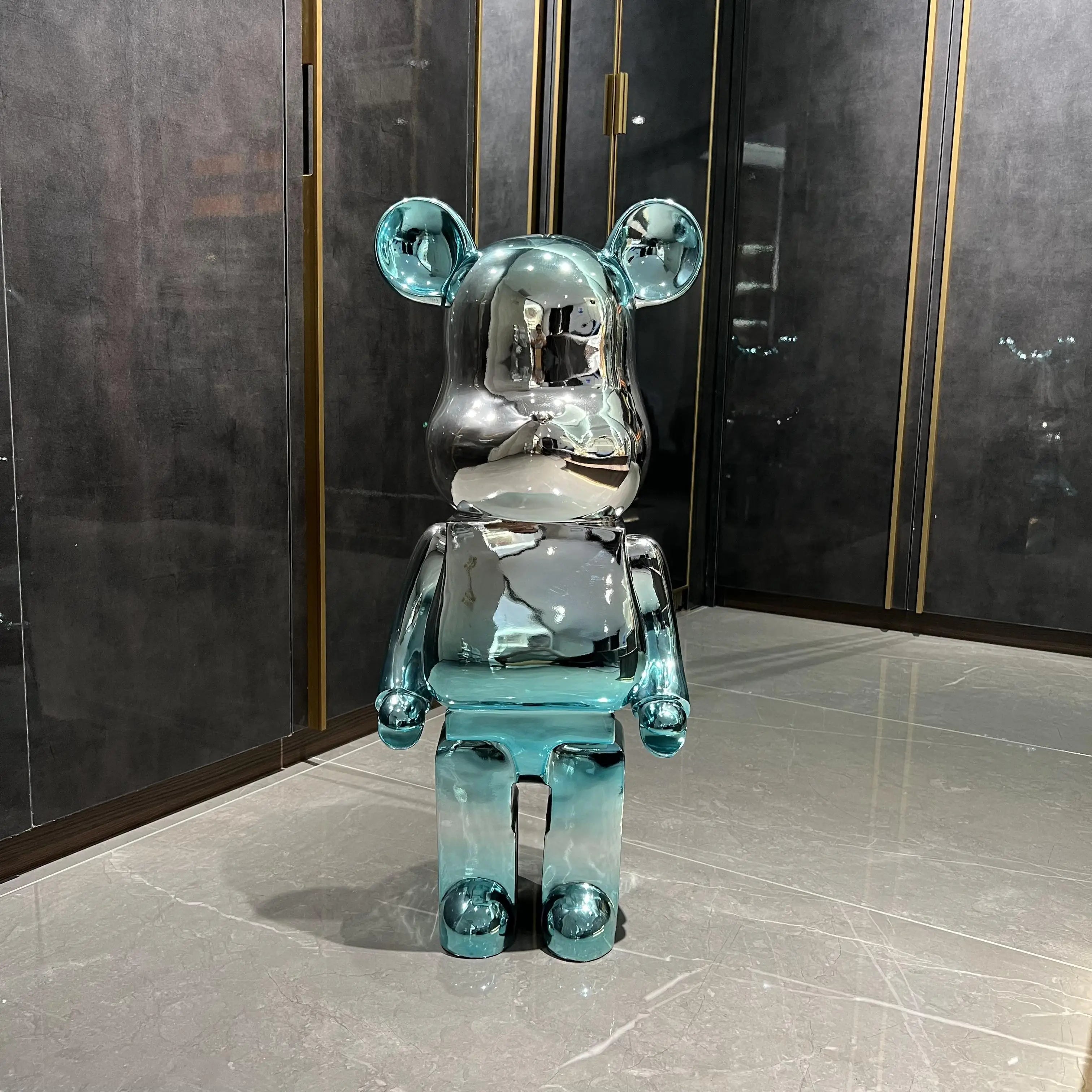 Home Decoration Accessories Cartoon large Bear Figurine Interior Nordic Living Room Decor Modern Art Statue Ornaments...