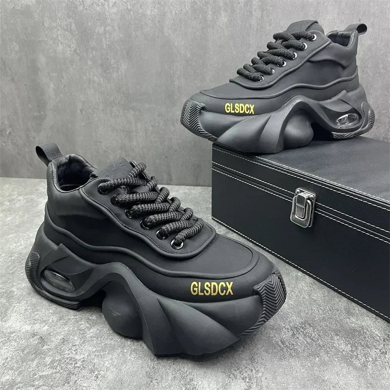 Designer Style Men Shoes Autumn Winter Comfortable Men's Thick Platform Sneakers Fashion Casual Shoes Sports Trainers Tenis - Kimlud