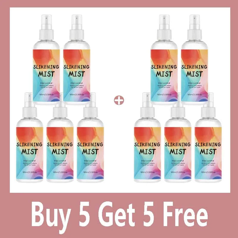 HAIR SILKENING SPRAY Silk Therapy Thermal Shield,tThermal-Pressing Product that Polishes, Silkens, and Smooths Curly...
