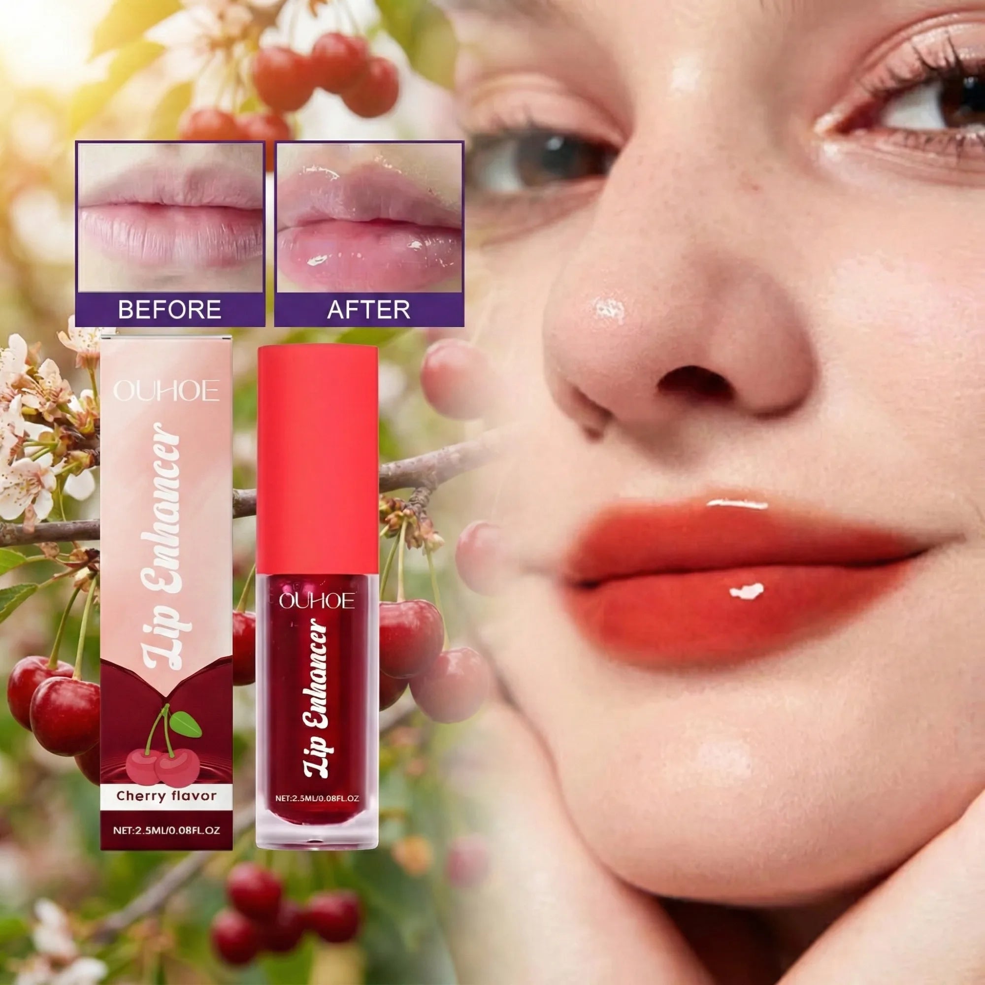 Lip Booster Plumping Serum Oil Hyaluronic Acid Moisturising Sexy Plumping Enhancer Stimulant Free Brightening Lightening...