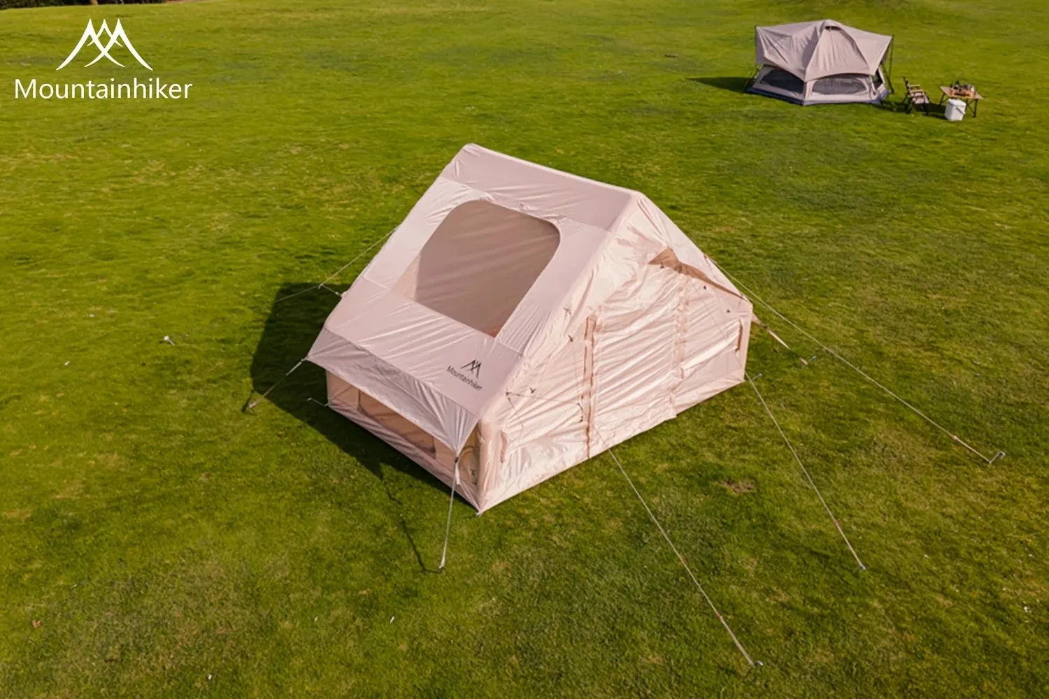 MOUNTAINHIKER Extra Large 3-6 Person Inflatable Family Camping Tent with High-Quality Windproof and Spacious Interior - Kimlud