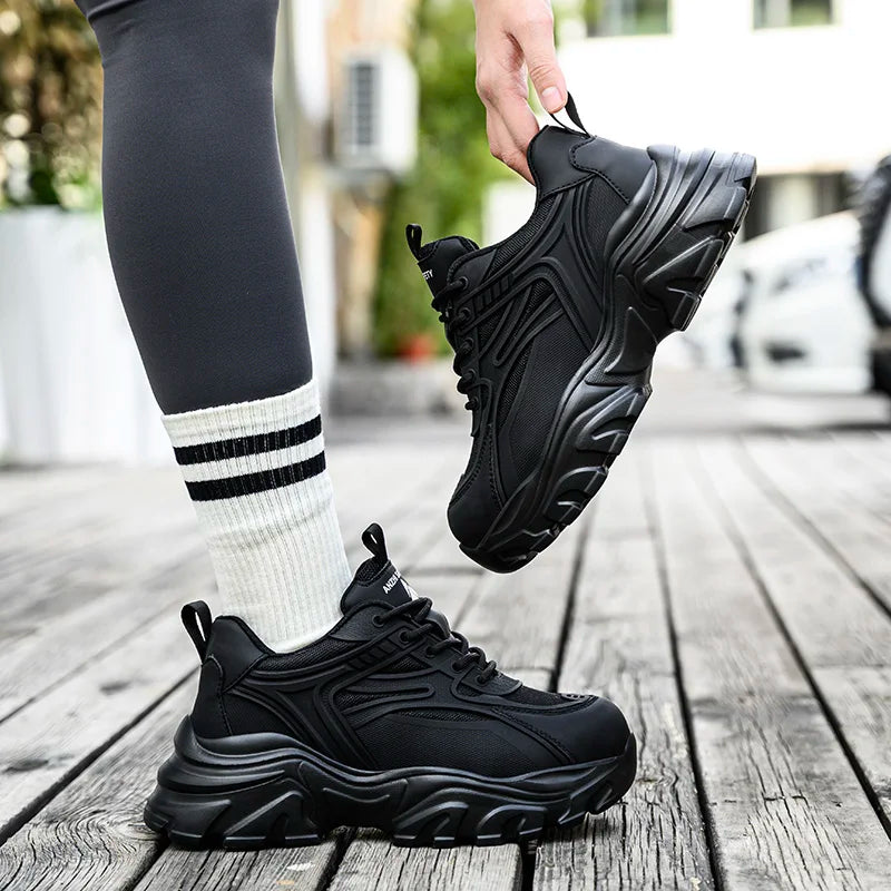 Women Safety Shoes For Work Safety Boots Breathable Steel Toe Puncture Proof Sport Work Sneakers Construction Tactical Boots