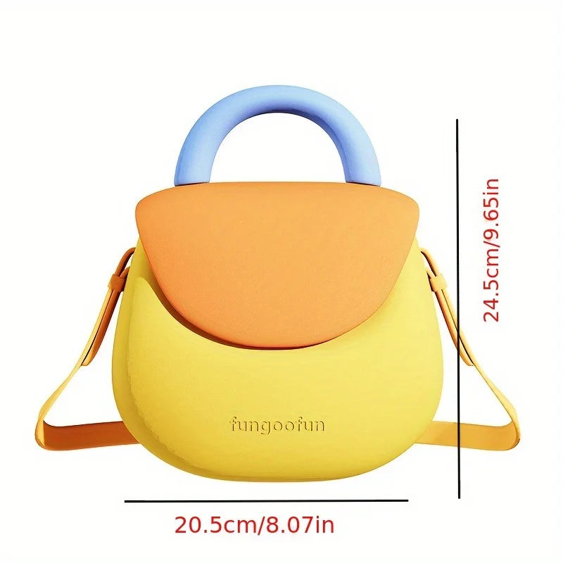 The new, cute, portable phone handbag with shoulder strap is stain-resistant and features a gourd design for cross-body carrying