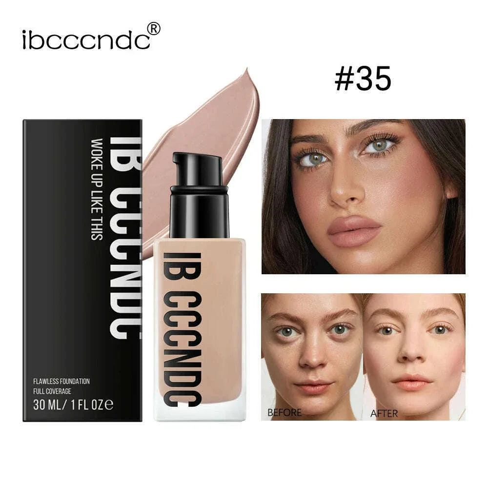 Make Up Foundation Cream for Face High Coverage Foundation Foundations Makeup Waterproof Korean Makeup Base Cosmetic Mist Cc Bb