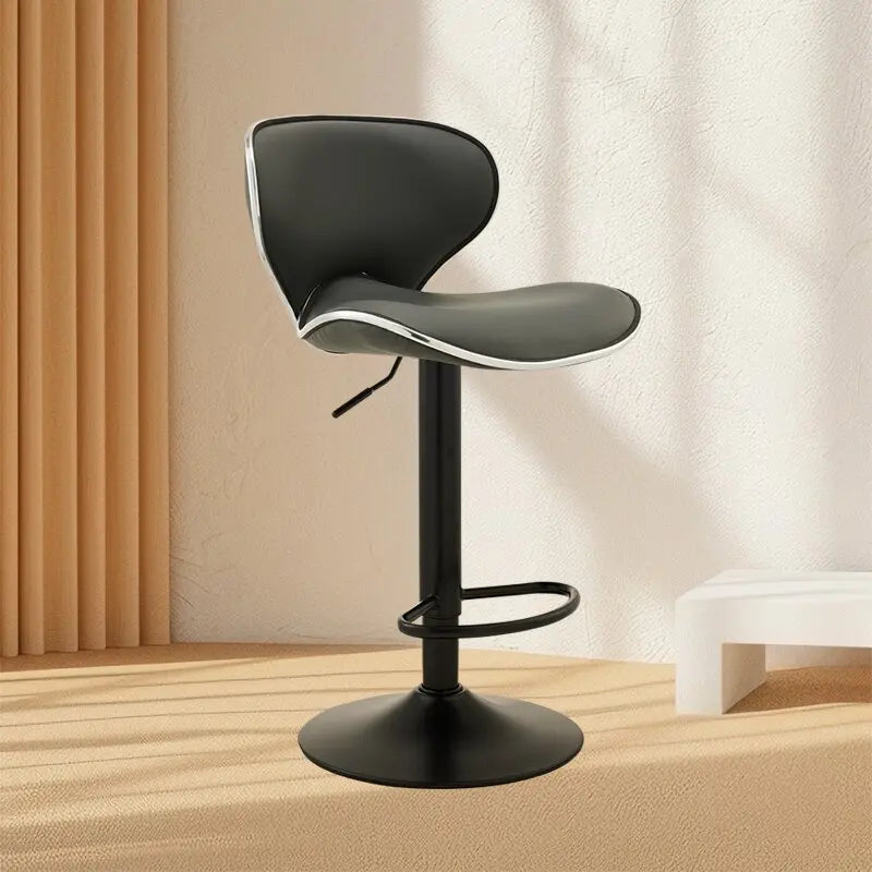 Aesthetic White Bar Stools Nordic Comfortable Bedroom Minimalist Bar Chairs Design Swivel Luxury Banqueta Lounge Suite Furniture