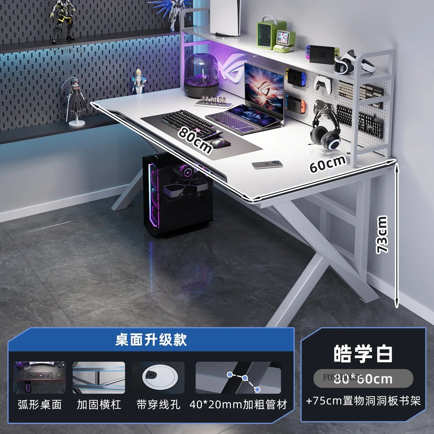 Modern Simple Wooden Computer Desks Bedroom Office Desks Home Student Reading Desk Desktop Internet Cafe E-sports Gaming Tables - Kimlud
