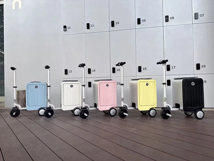 2025Smart Rideable Luggage 20 Inch With Cruise Mode 10km Range Ride On Carry On For Airport | Kimlud Outdoor Luxury Bag