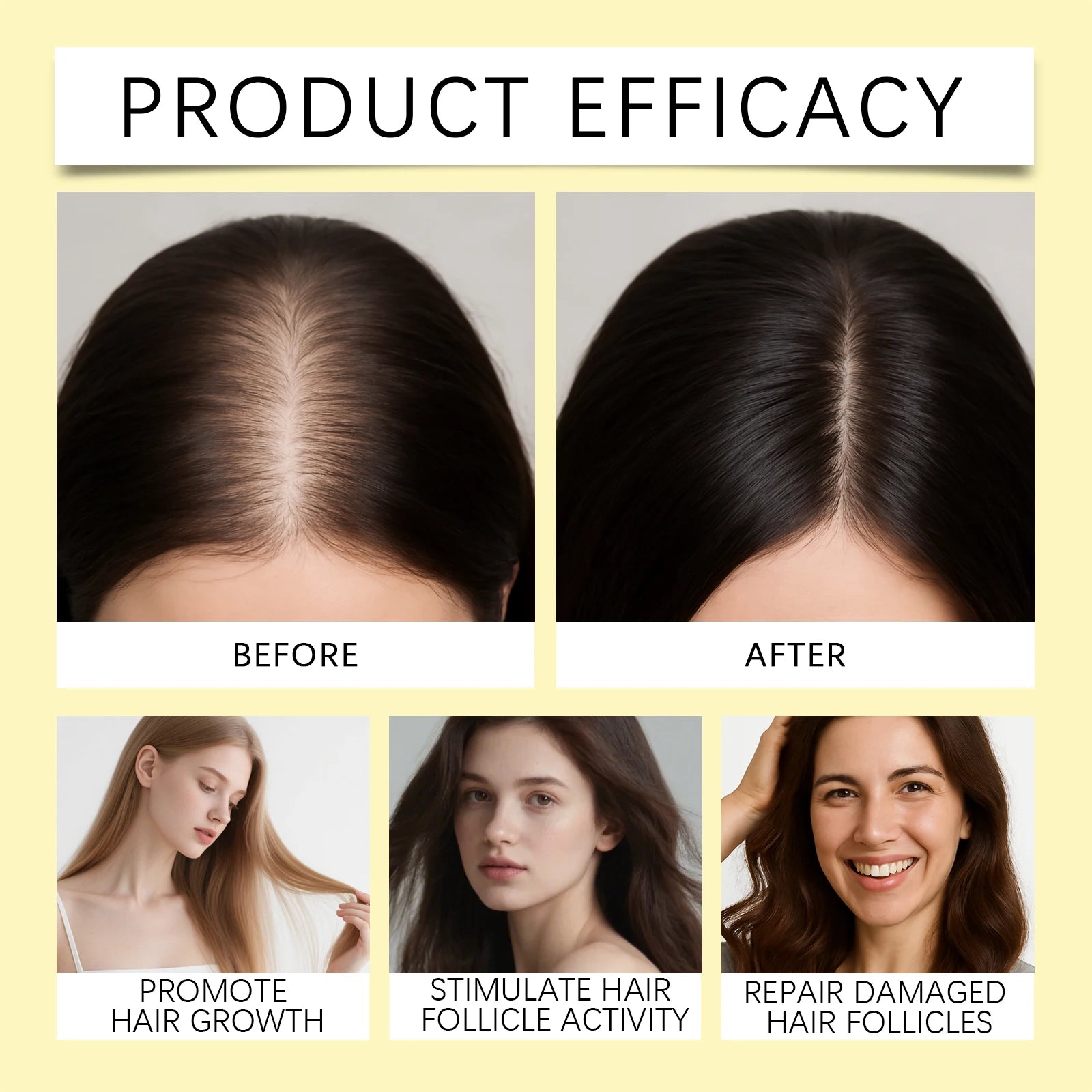 Rosemary Hair Oil 60ml Ginger Root Oil Scalp Treatment Hair Growth Frizz Control Shine Nourishing Split Ends Repair