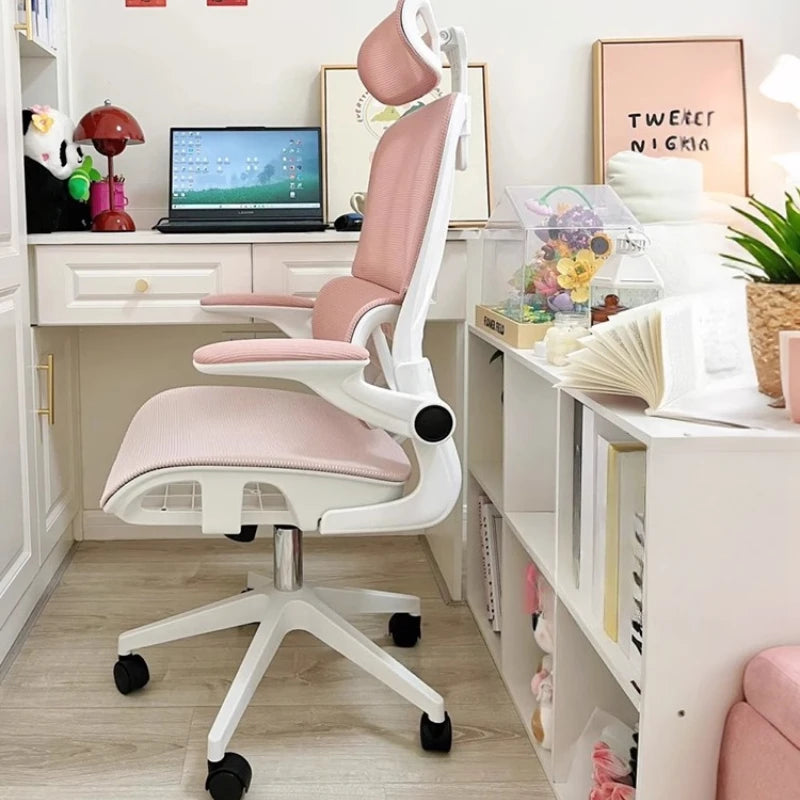 Ergonomic Girls Chair Modern Swivel Designer Unusual Luxury Wheels Aesthetics Chair Adult Unusual Executive Muebles Furniture - Kimlud