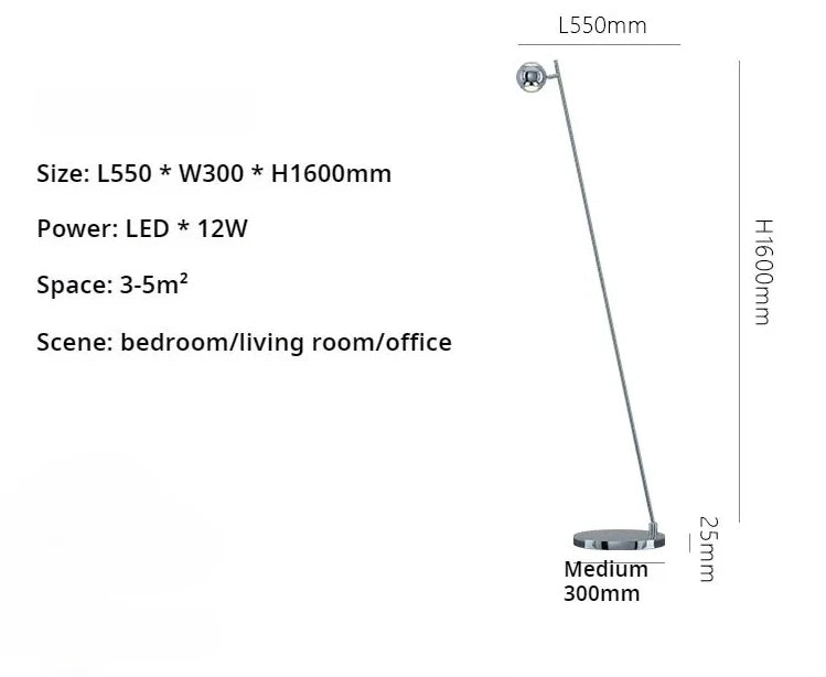 Hot Selling Wind Living Room Sofa Next To The Floor Light Modern Simple Sense Can Rotate The Hand Sensing Bedroom Floor Lamp - Kimlud