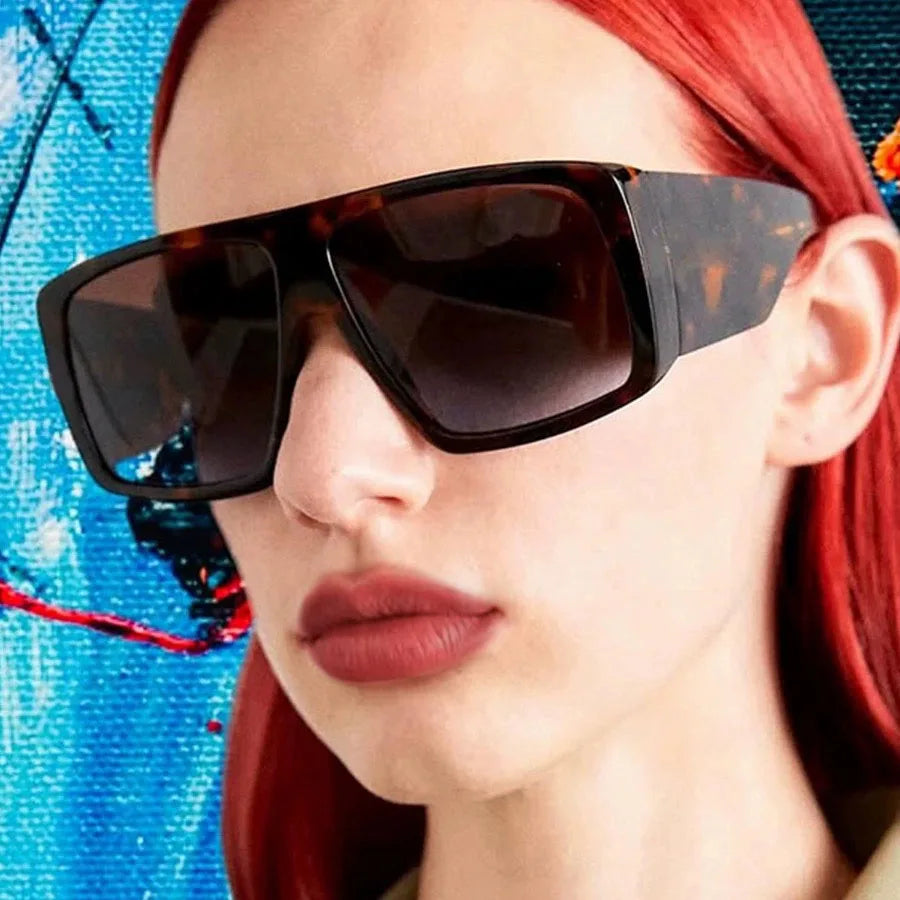 Oversized Big Frame Square Sunglasses Women For Men Vintage Sun Glasses Punk Popular Outdoor Travel Luxury Brand...