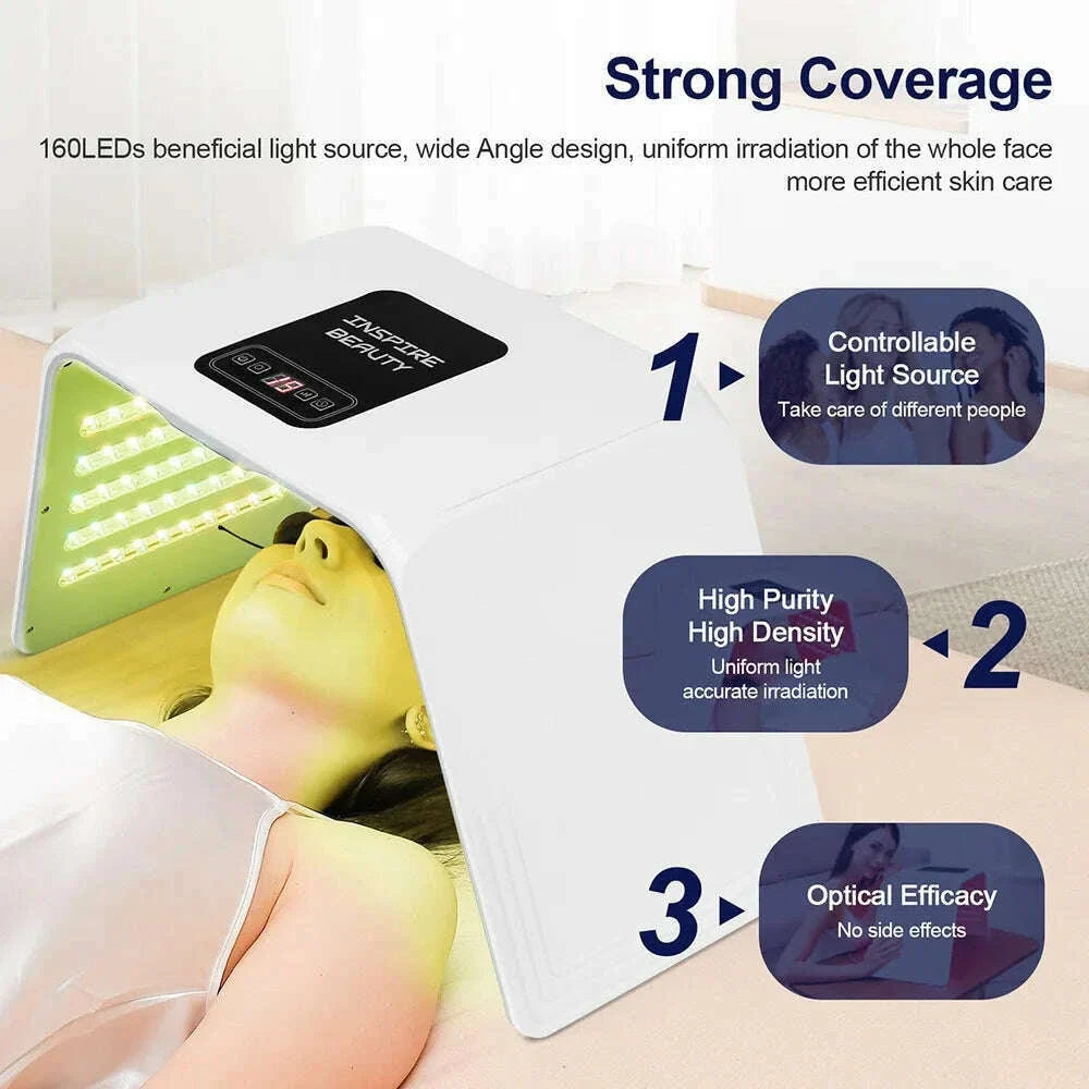 7 Colors LED Photon Machine Skin Moisturizing Nano Spray LED Face&Body SPA Skin Care Beauty Mask