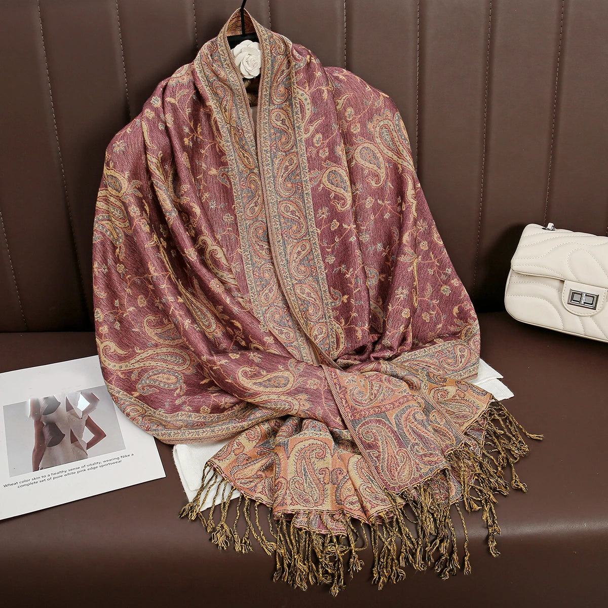 Luxury Brand Autumn Cashmere Pashmina Shawl Lady Wrap Warm Winter Scarves Design Print Female Foulard Cotton Stoles...