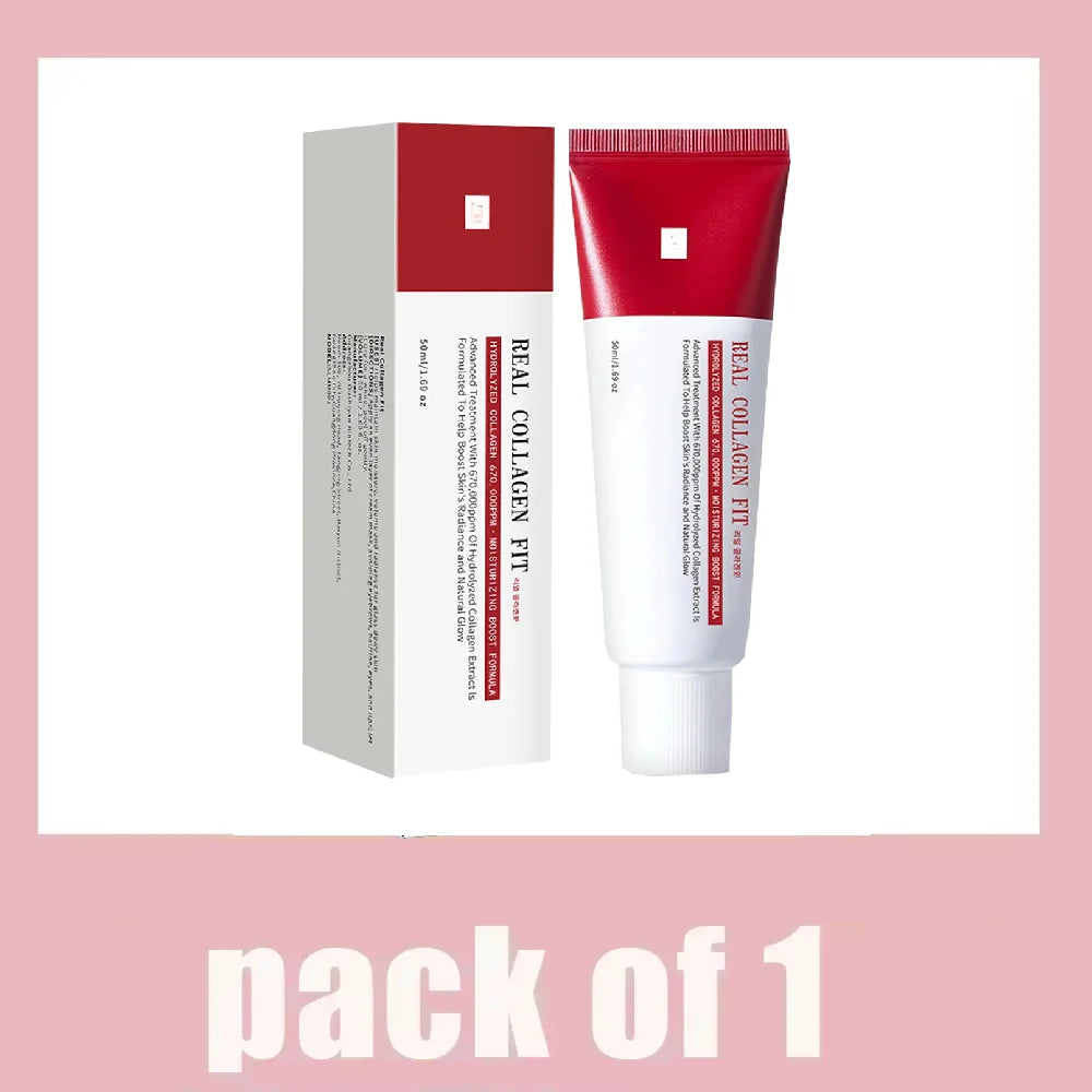Real Collagen Fit, Collagen Wrapping Mask, Collagen 670,000ppm, Peel Off Facial Mask for elasticity, Hydrating, Glow, Glass Skin