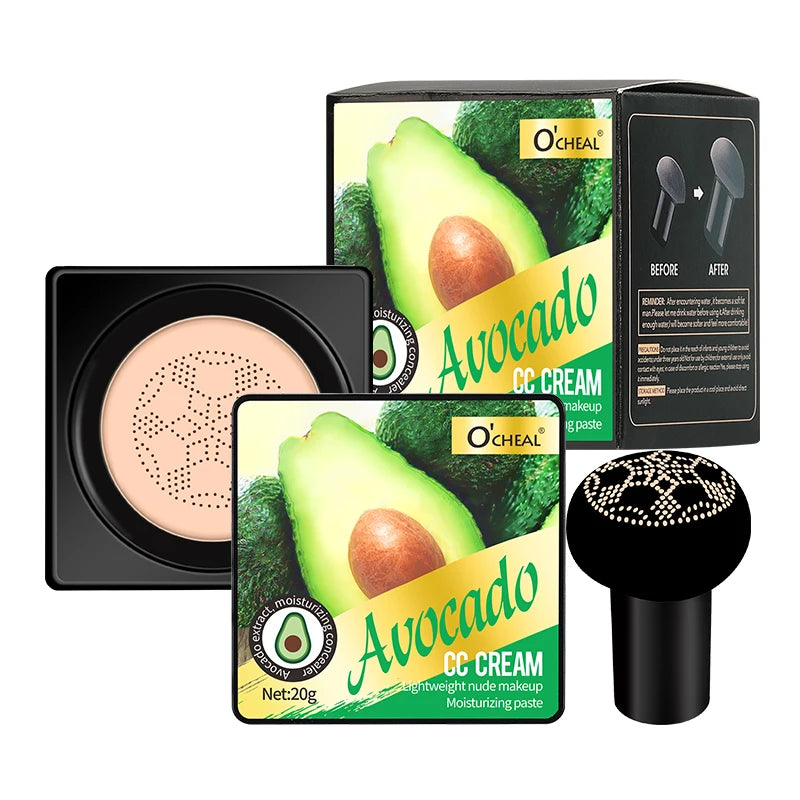 OCHEAL Mushroom Head BB Cream Foundation Cream for Face Makeup Concealer Cushion for Face Base Cream Makeup Cushion...