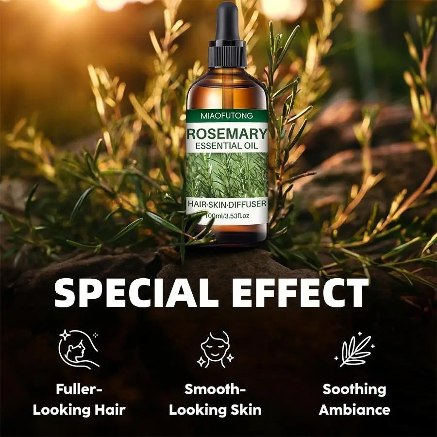 Rosemary Oil for Hair Growth,Rosemary Hair Growth Oil,Hair Strengthening Serum for Dry Damaged Hair Loss Treatment &...