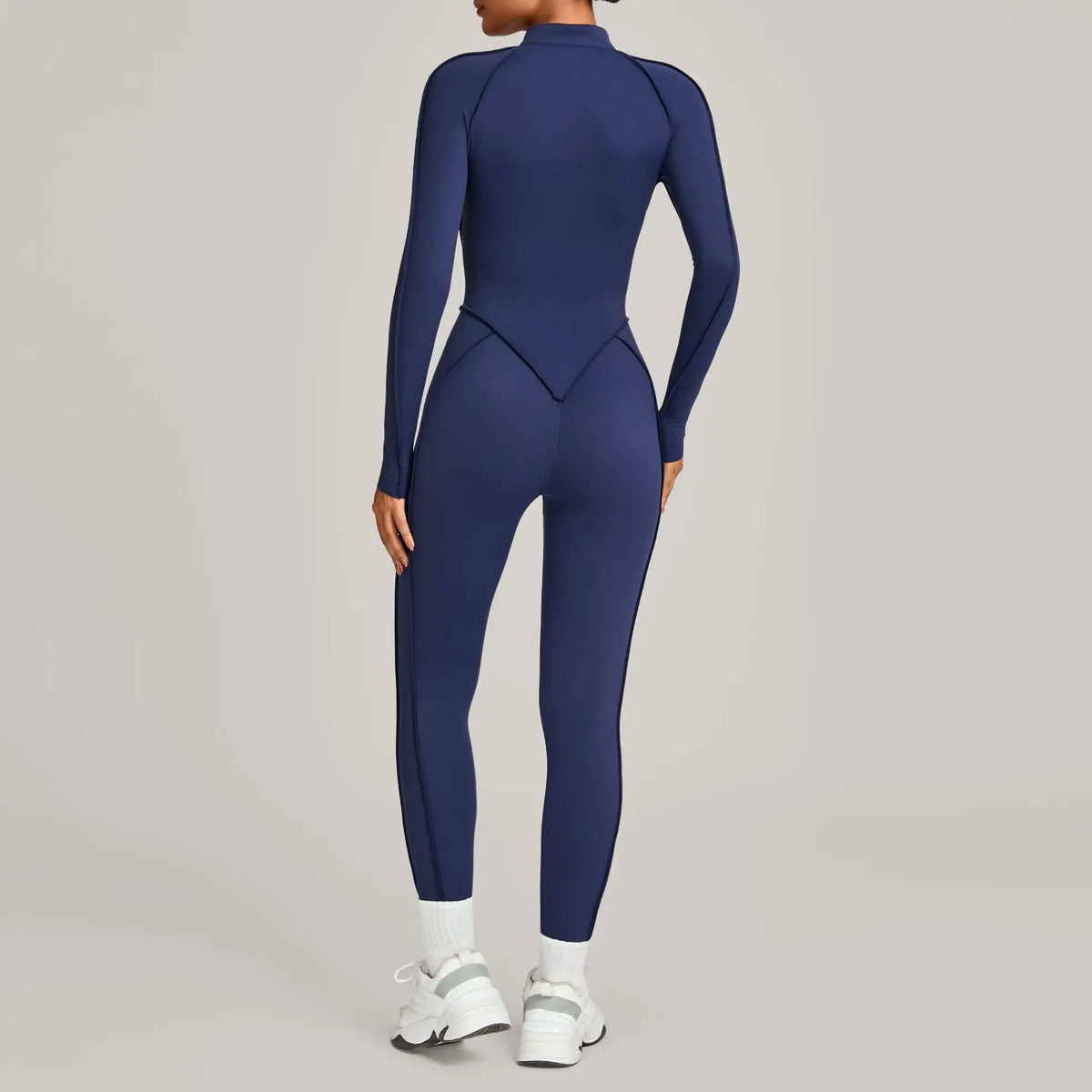 Three-dimensional Long Sleeve Zipper Sport Jumpsuit Women Sportswear One Pieces Gym Clothing Yoga Sets Female Fitness Overalls