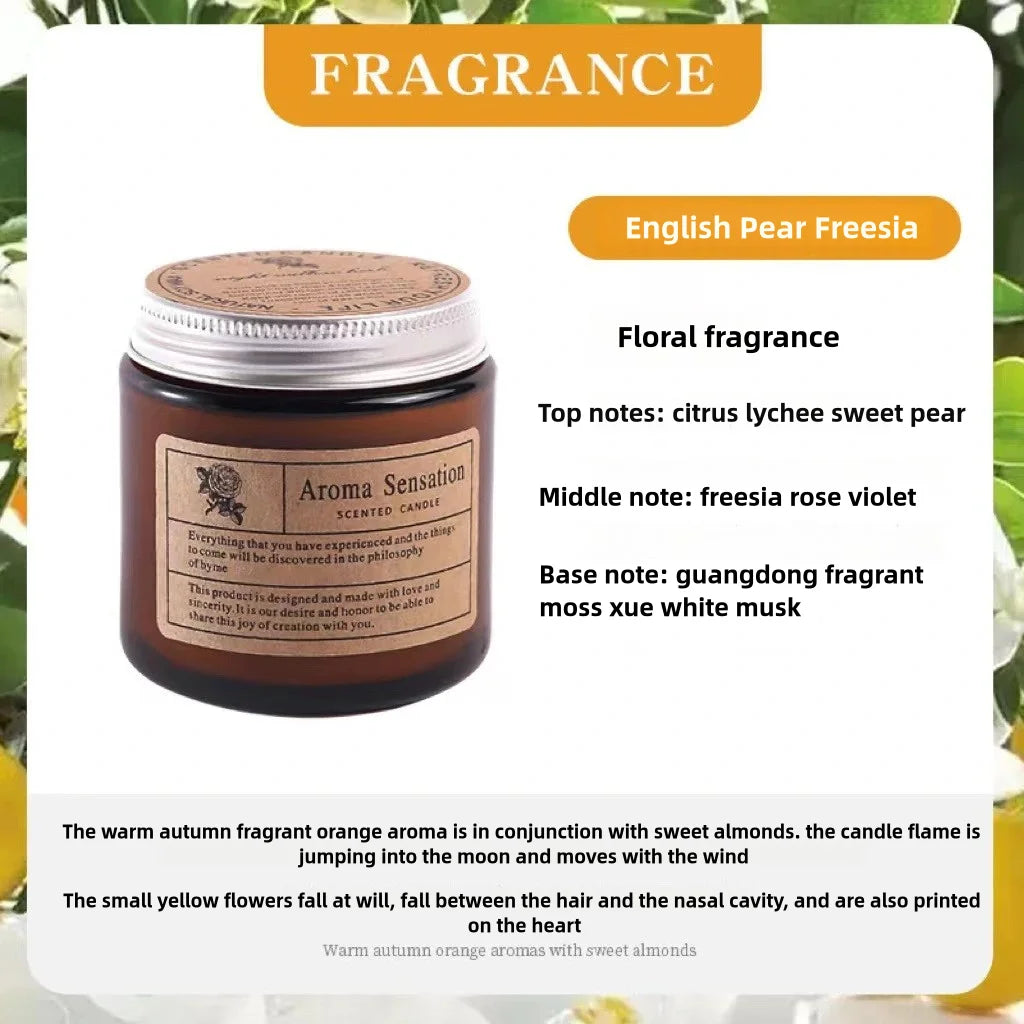 Scented Candles Smokeless Soy Candle Essential Oil Aromatic Candle Luxury Decoration Candle Wedding Gifts Party Home...